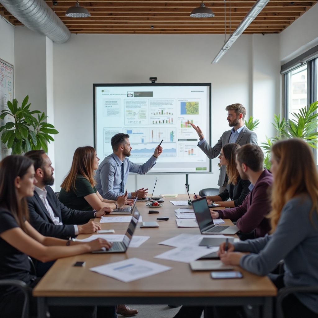 የቡድን ስብሰባ እና አዲስ ፕሮጄክት እቅድ